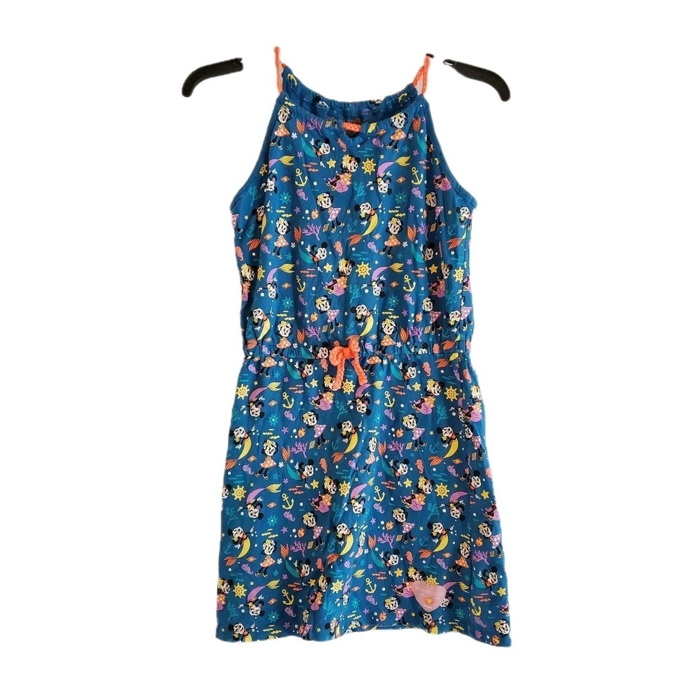 Disney Cruise Line Minnie Mouse Girls Kids Dress L Blue
